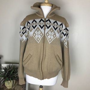 Vintage Haband Womens Zip Up Mock Jacket